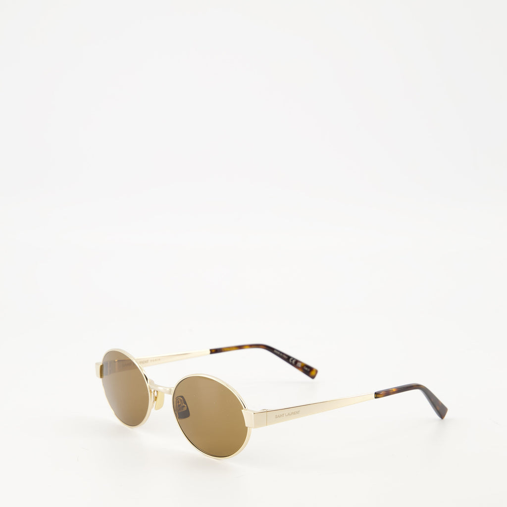 SL 692 sunglasses, Saint Laurent eyewear, gold sunglasses, UVA UVB protection, luxury sunglasses