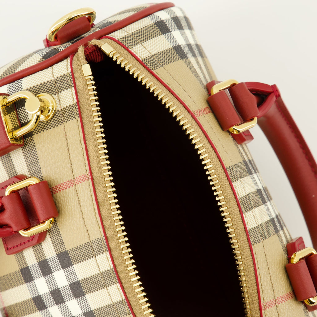 Mini Bowling Check Bag