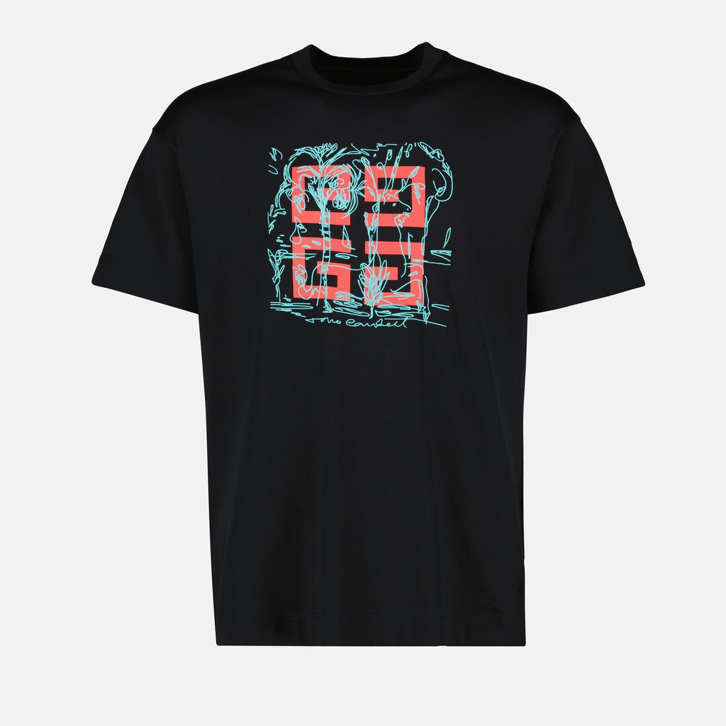 organic cotton t-shirt, Givenchy t-shirt, 4G logo, casual wear, spring-summer collection