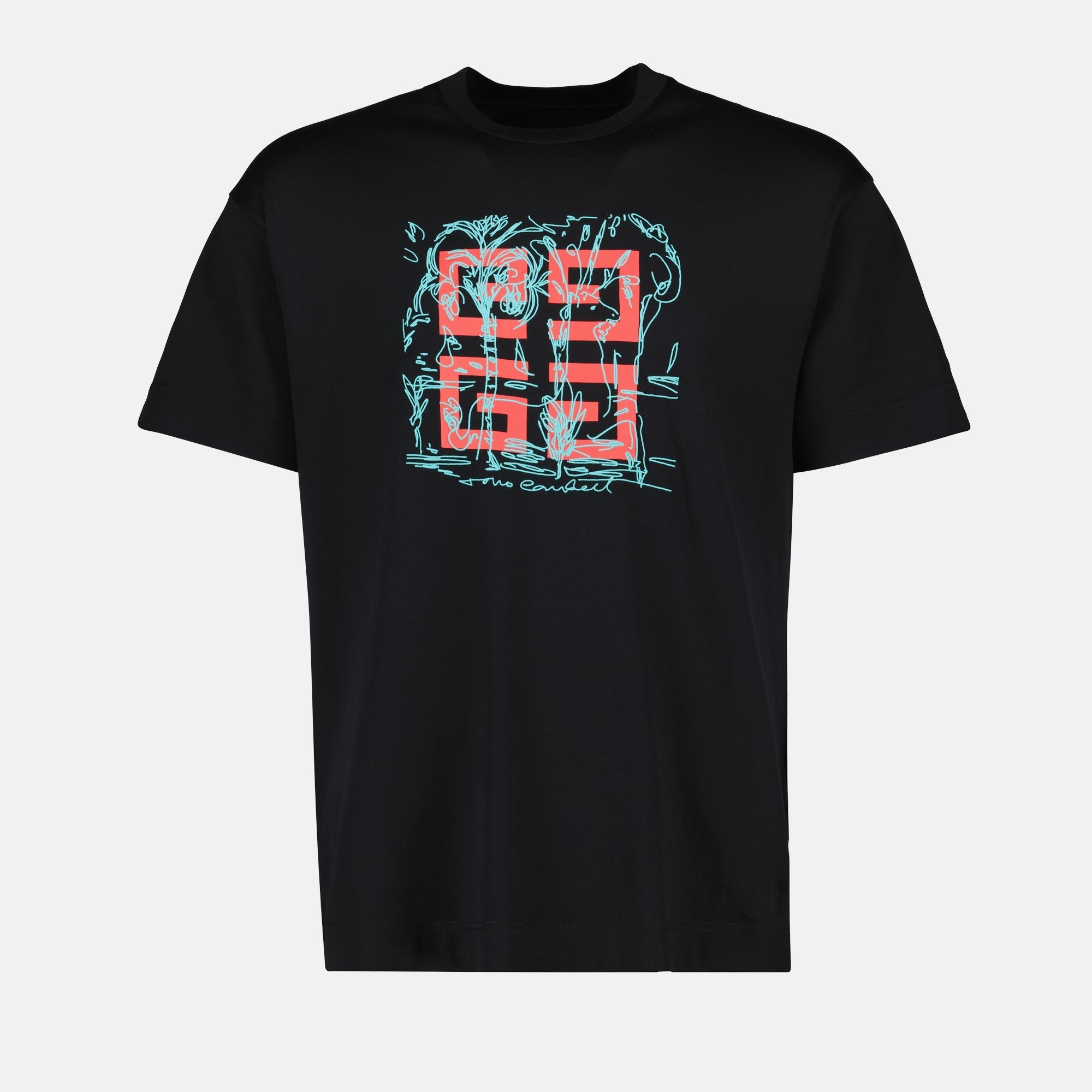 organic cotton t-shirt, Givenchy t-shirt, 4G logo, casual wear, spring-summer collection