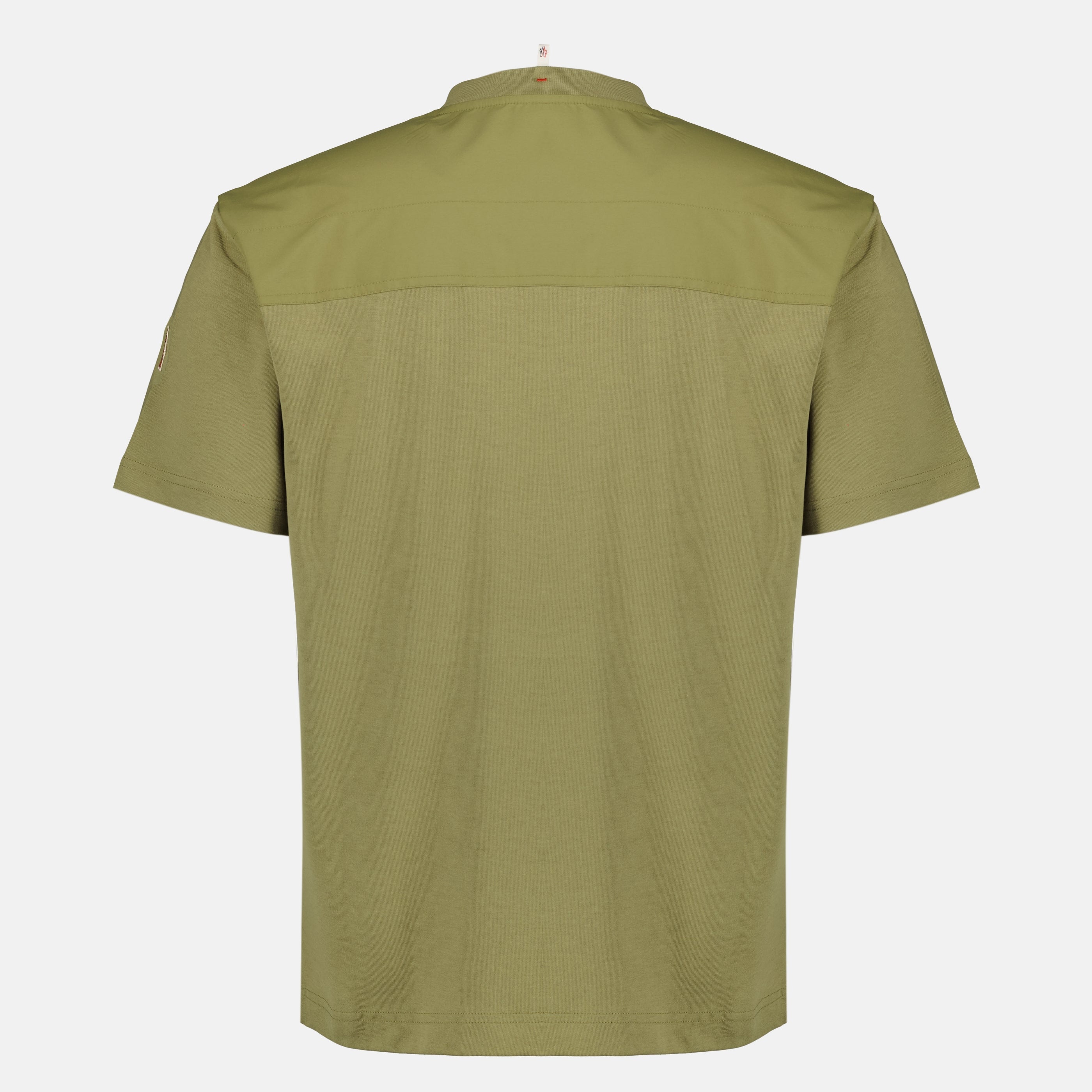 Kaki Cotton Pocket T-Shirt