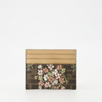 Fendi card holder, Roma Flower Bouquet, leather accessories, designer card holder, luxury fashion
