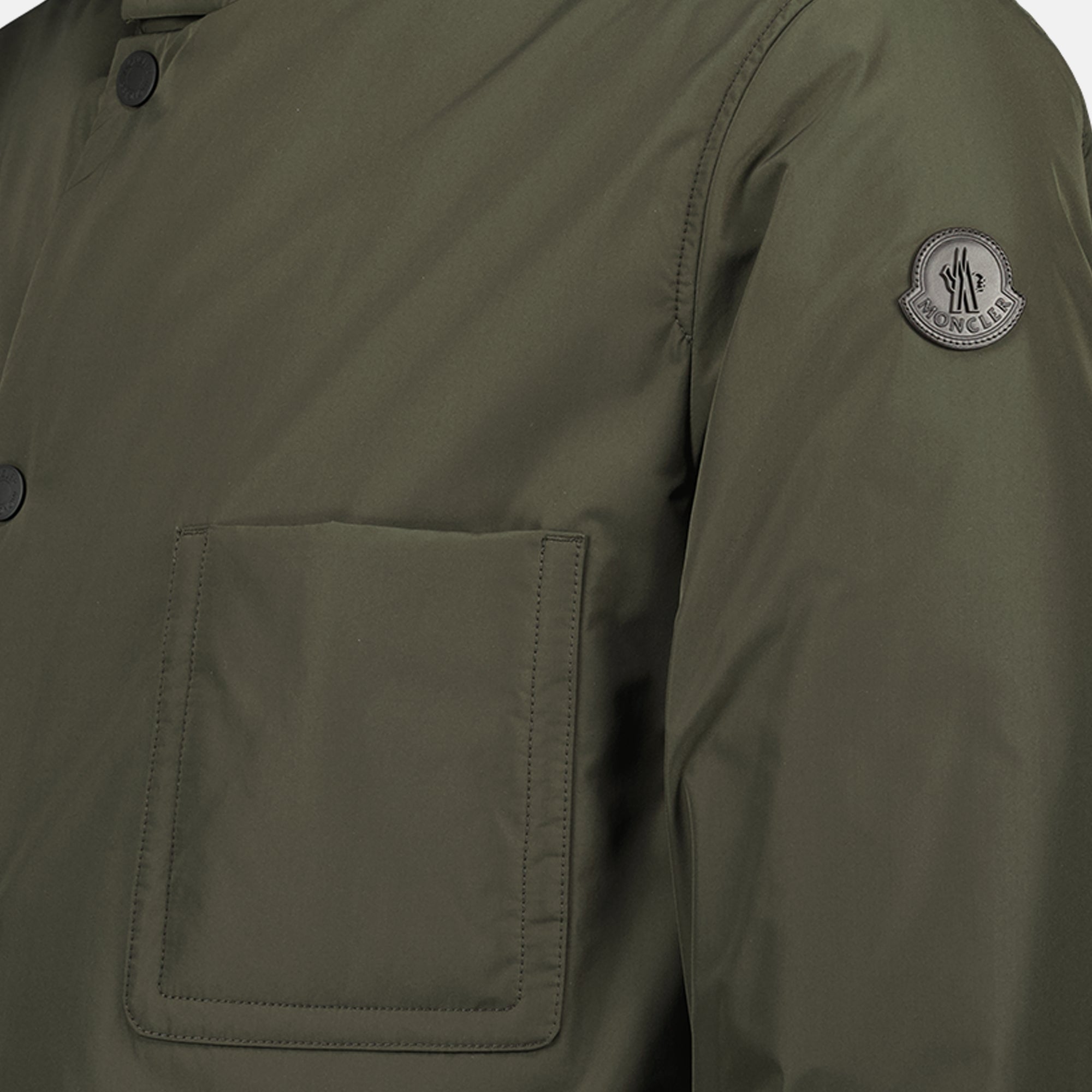 Moncler puffer jacket, reversible jacket, khaki outerwear, water-repellent jacket, autumn winter fashion