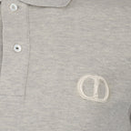 Grey polo, cotton polo, Dior polo, luxury polo, designer polo