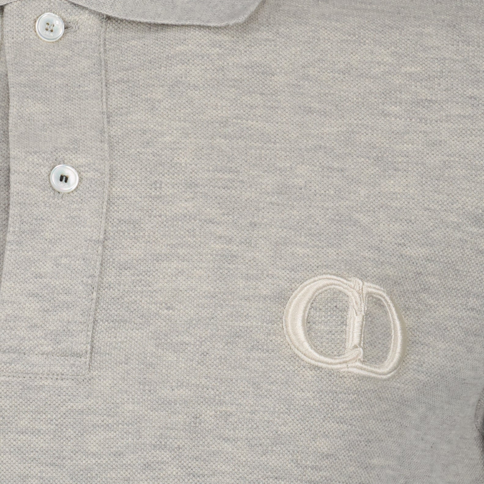 Grey polo, cotton polo, Dior polo, luxury polo, designer polo