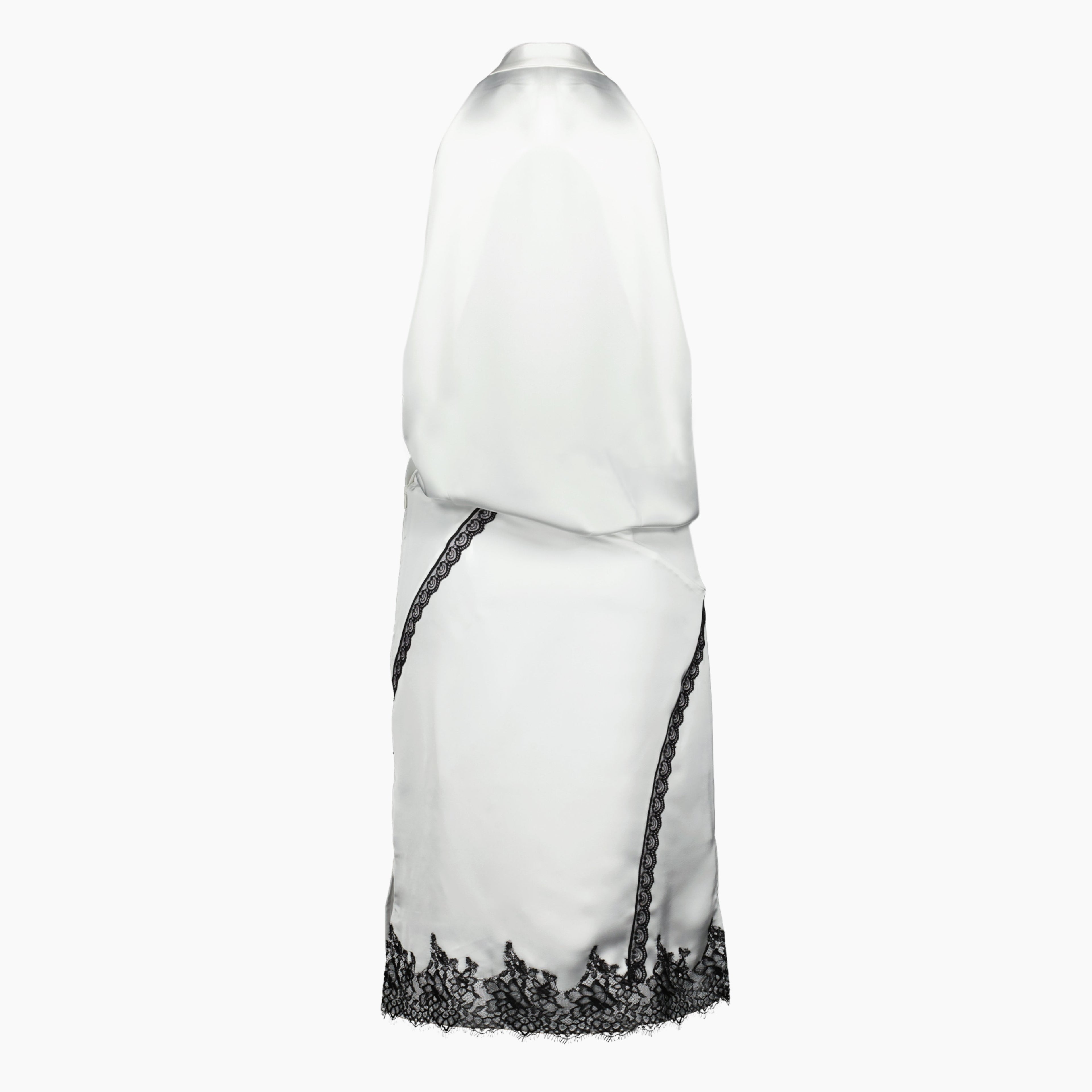 Robe Midi Effet Satin Drapé