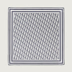 silk bandana, Oblique pattern, autumn-winter accessory, men's accessories, luxury silk scarf