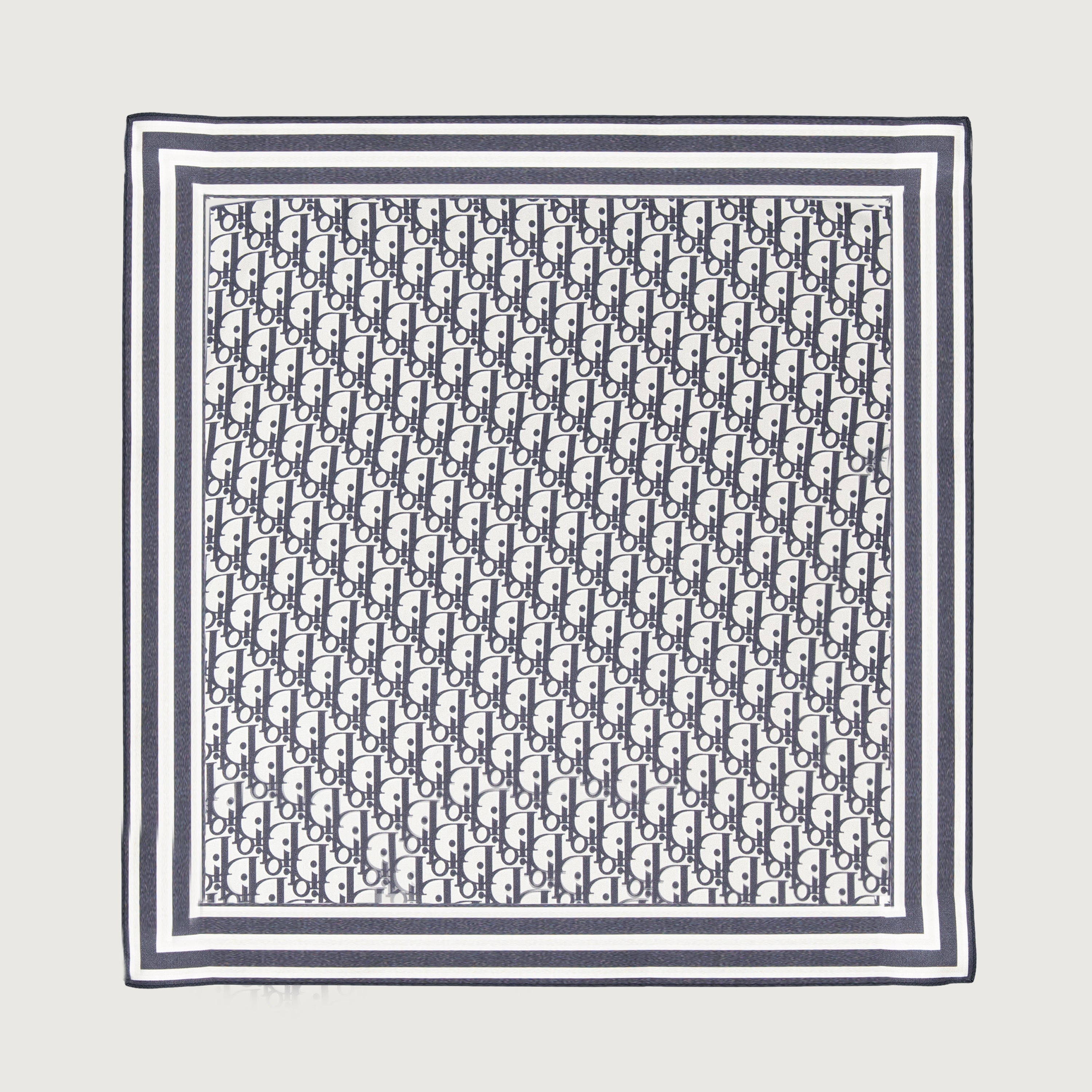 silk bandana, Oblique pattern, autumn-winter accessory, men's accessories, luxury silk scarf