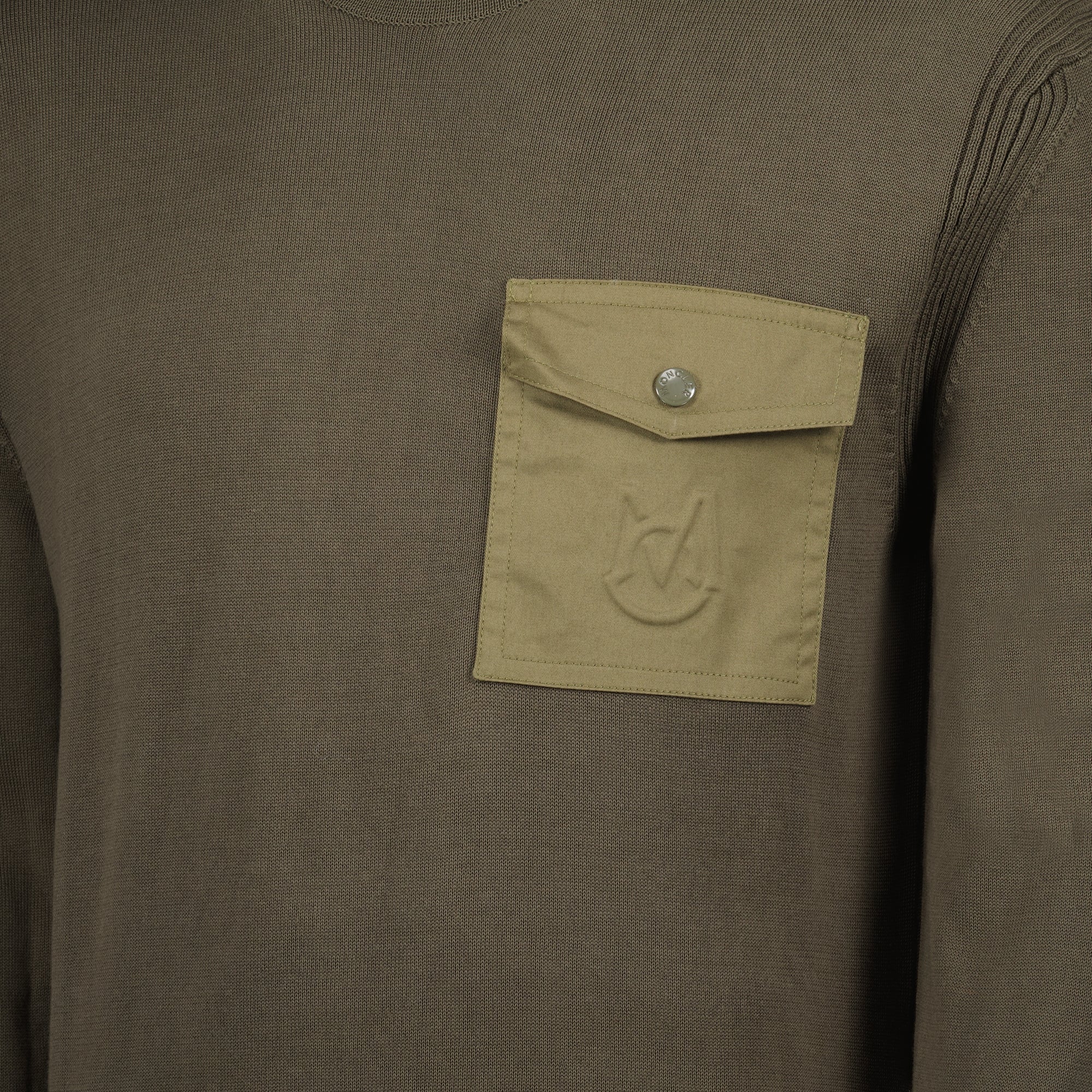 khaki sweater, Moncler sweater, pocket sweater, men's fashion, spring-summer 2023