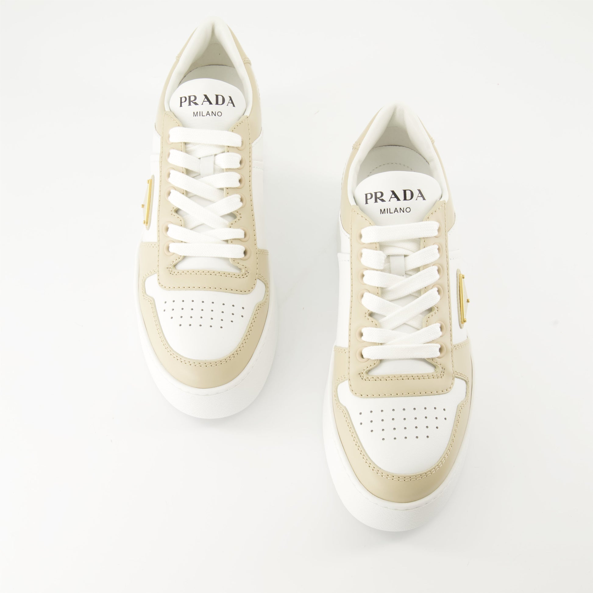 Prada sneakers, platform sneakers, luxury footwear, leather sneakers, designer shoes