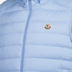 sleeveless down jacket, blue down jacket, Moncler jacket, Bourget down vest, men's vest