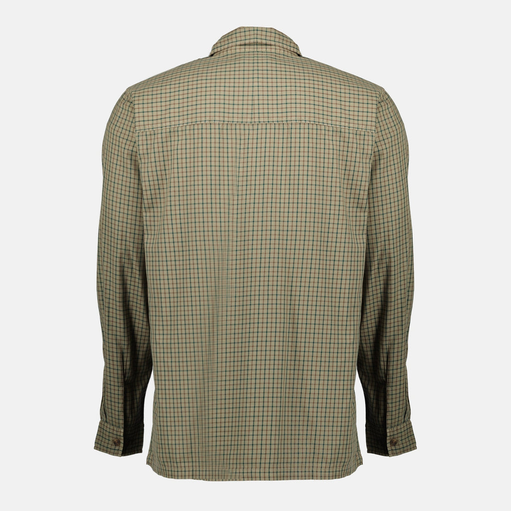 checkered shirt, Japan Rag, Autumn-Winter 2025, cotton shirt, khaki shirt