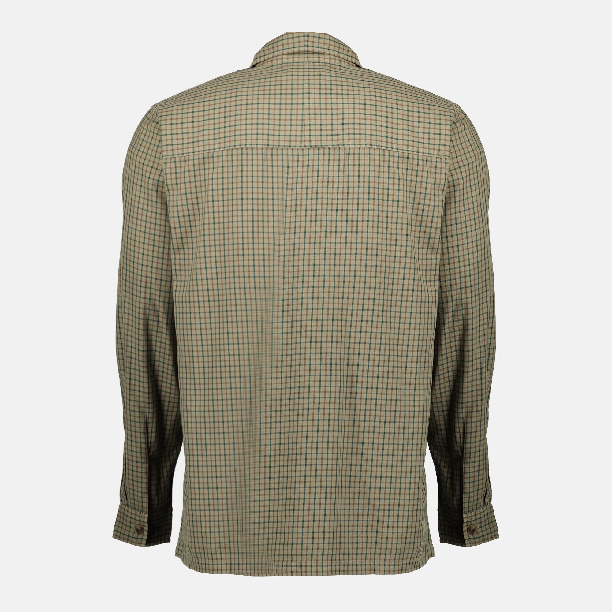checkered shirt, Japan Rag, Autumn-Winter 2025, cotton shirt, khaki shirt