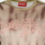 Imagen de la camiseta impresa T-Graphi de Diesel para mujeres - Temporada Otoño-Invierno 2025 - Vista detallada del producto 2