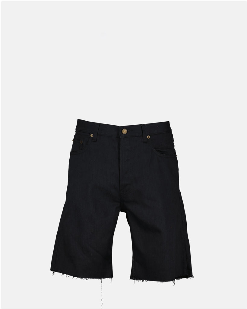 Denim Bermuda Shorts, Saint Laurent, Men's Fashion, Black Bermuda Shorts, Luxury Clothing
