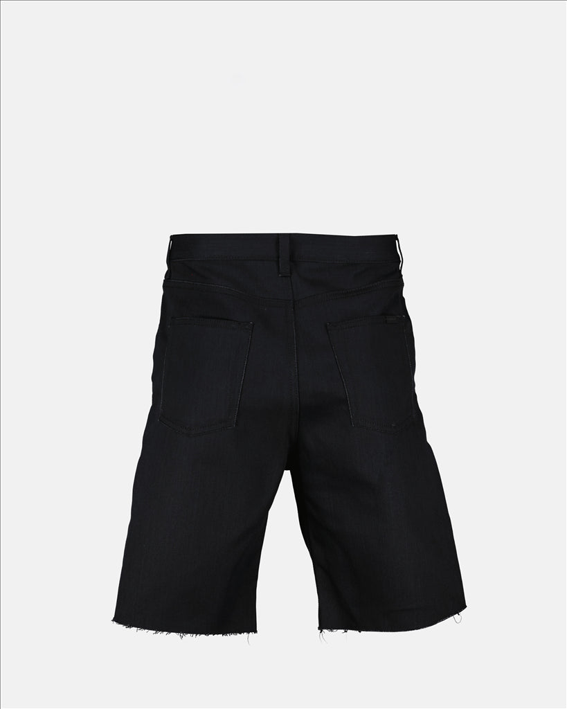 Denim Bermuda Shorts, Saint Laurent, Men's Fashion, Black Bermuda Shorts, Luxury Clothing