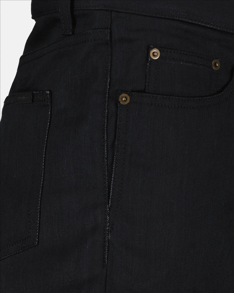 Denim Bermuda Shorts, Saint Laurent, Men's Fashion, Black Bermuda Shorts, Luxury Clothing
