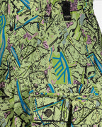 Fendi Bermuda Shorts, Green Bermuda, Fendi Map, Straight Fit, Men's Bermuda Shorts