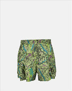 Fendi Bermuda Shorts, Green Bermuda, Fendi Map, Straight Fit, Men's Bermuda Shorts