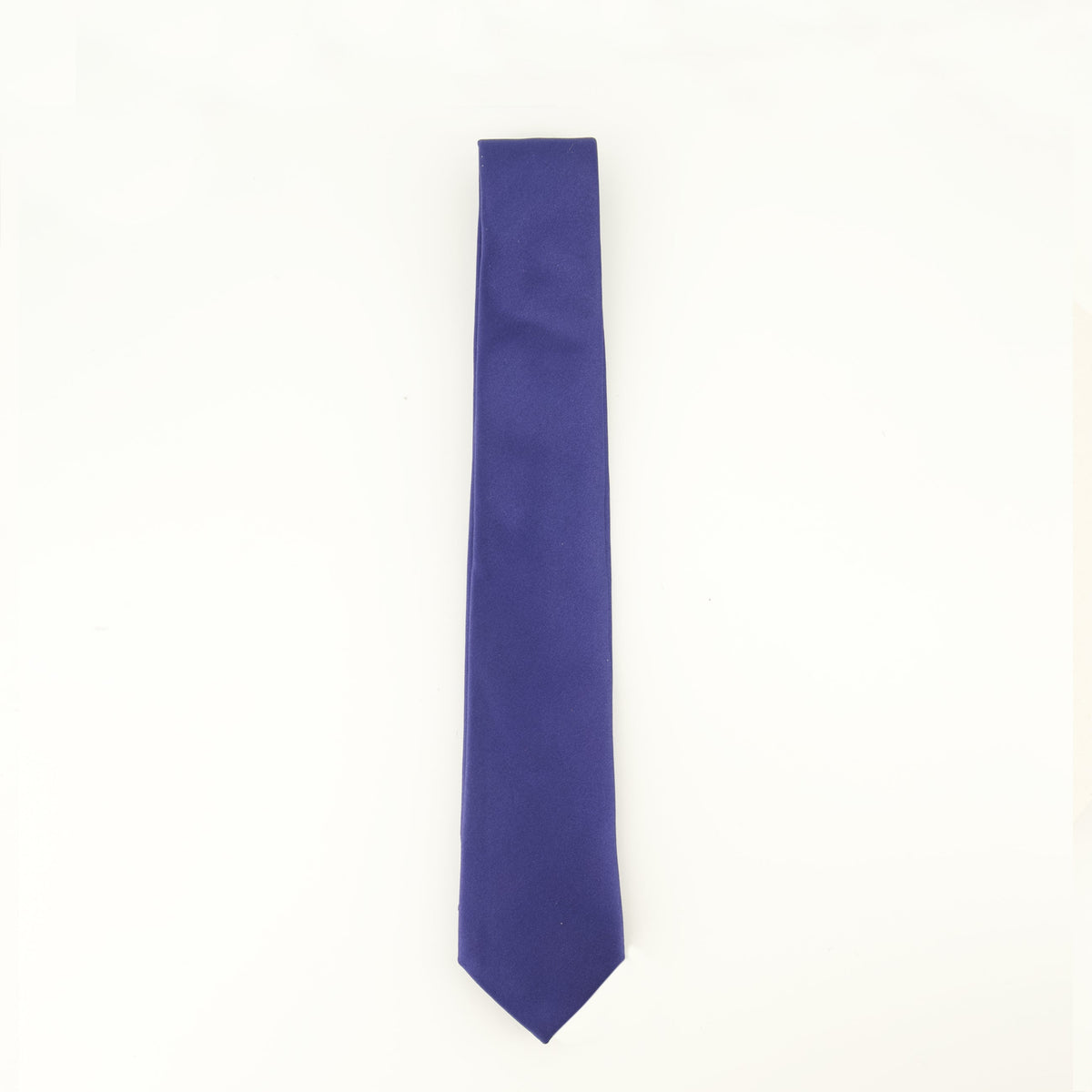 Corbata de seda azul