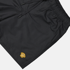 swim shorts, black swimwear, polyester shorts, Medusa shorts, beachwear