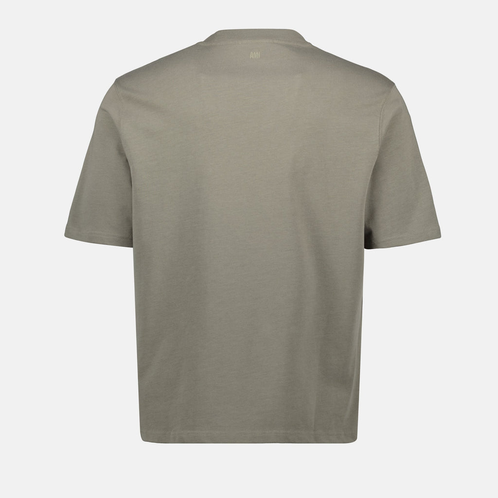 Camiseta Kaki con Logo de Corazón