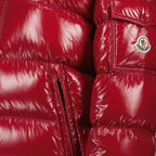 Moncler jacket, Doudoune Maire, red puffer coat, Autumn-Winter fashion, luxury outerwear