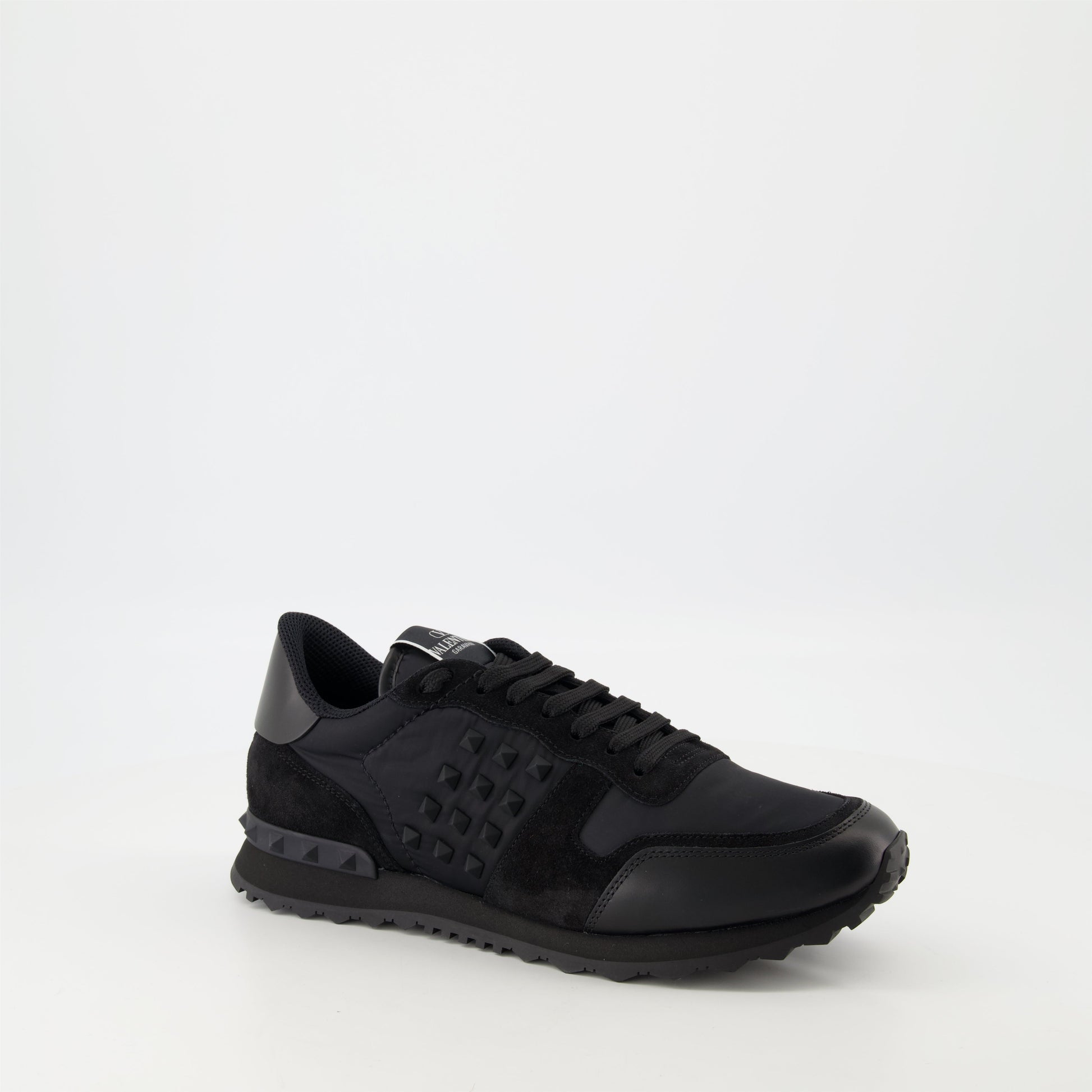 Rockrunner sneakers, leather sneakers, black sneakers, designer footwear, high-end sneakers