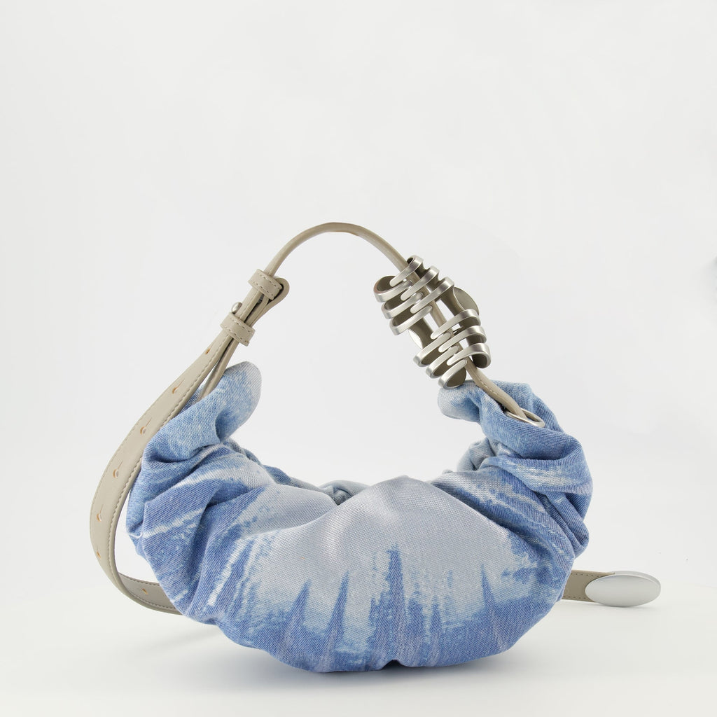 Bild der Satin-Denim-Hobo-Tasche von Diesel für Damen - Saison Frühling-Sommer 2026 - Rückansicht