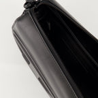 camera bag, black bag, Diesel accessories, smooth leather bag, unisex bag