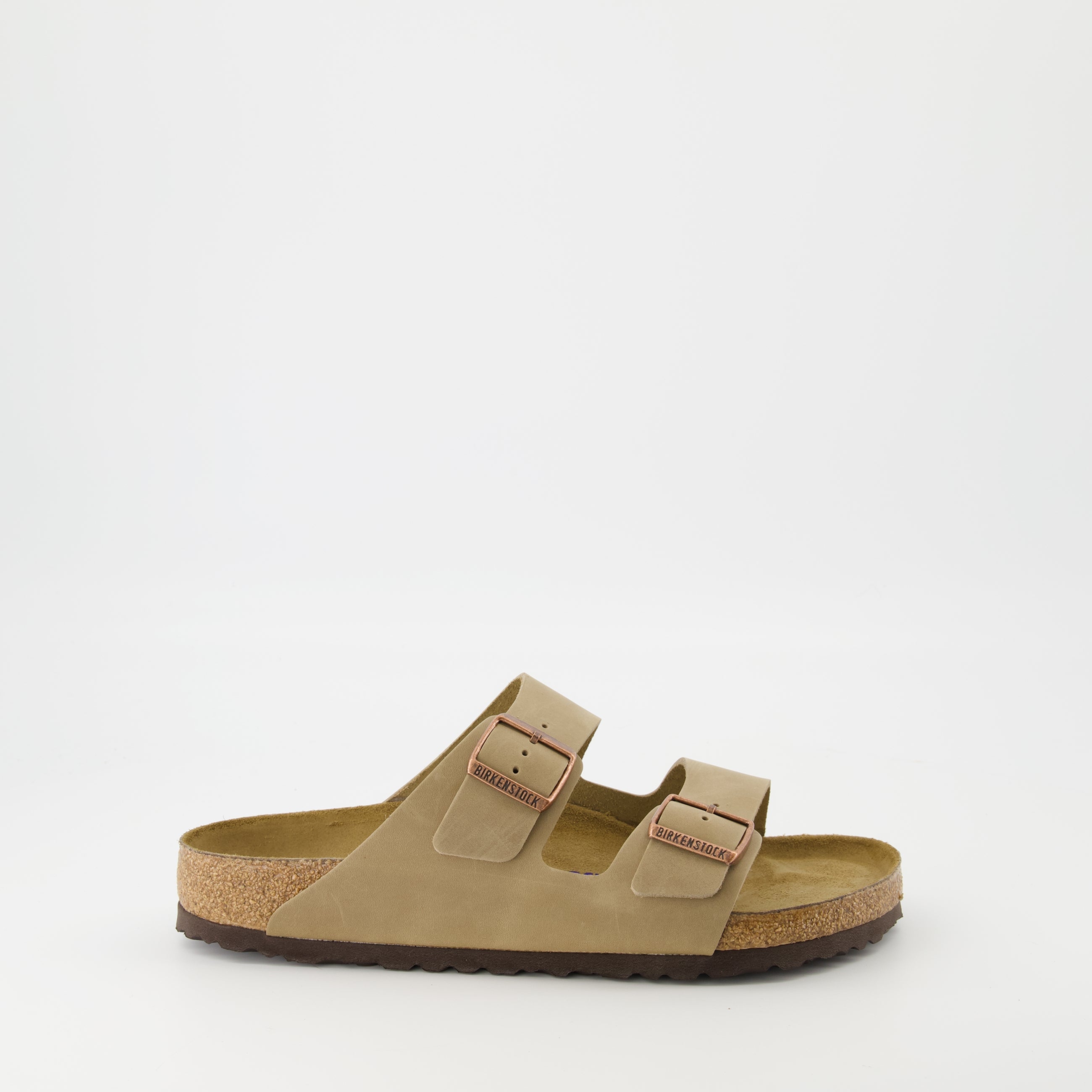 Birkenstock Arizona Sandals, beige sandals, men's footwear, comfortable sandals, anatomical footbed sandals