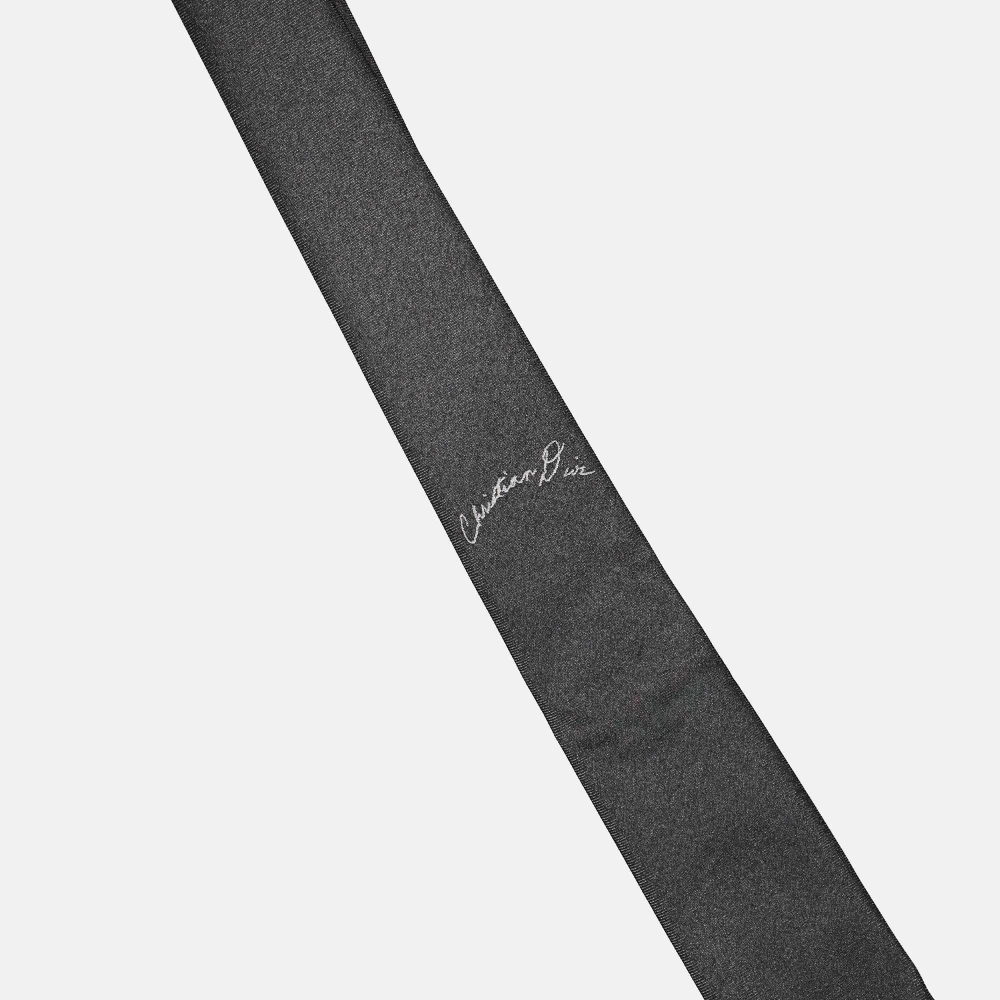 Dior tie, black jacquard tie, luxury silk tie, Autumn-Winter 2024, elegant men's accessories