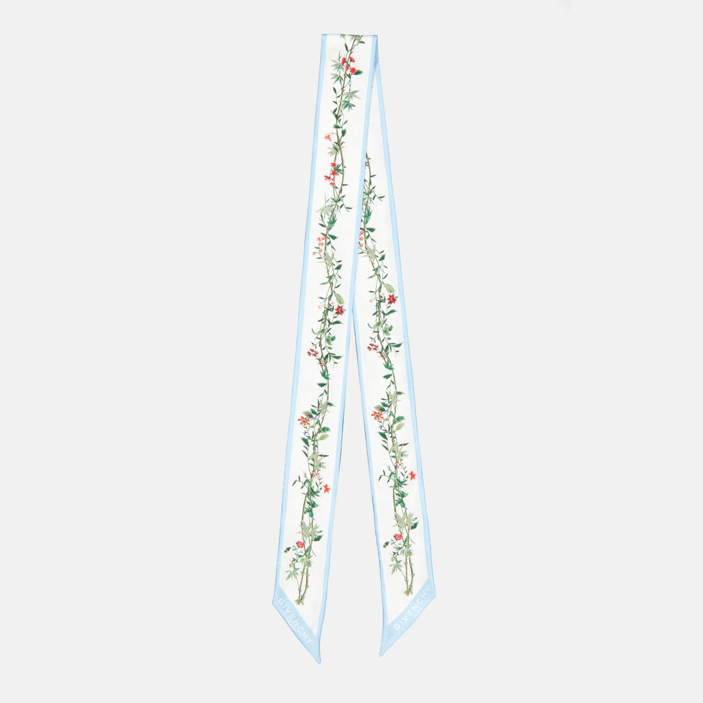 silk headband, Givenchy accessories, floral print headband, luxury fashion accessory, Autumn-Winter collection