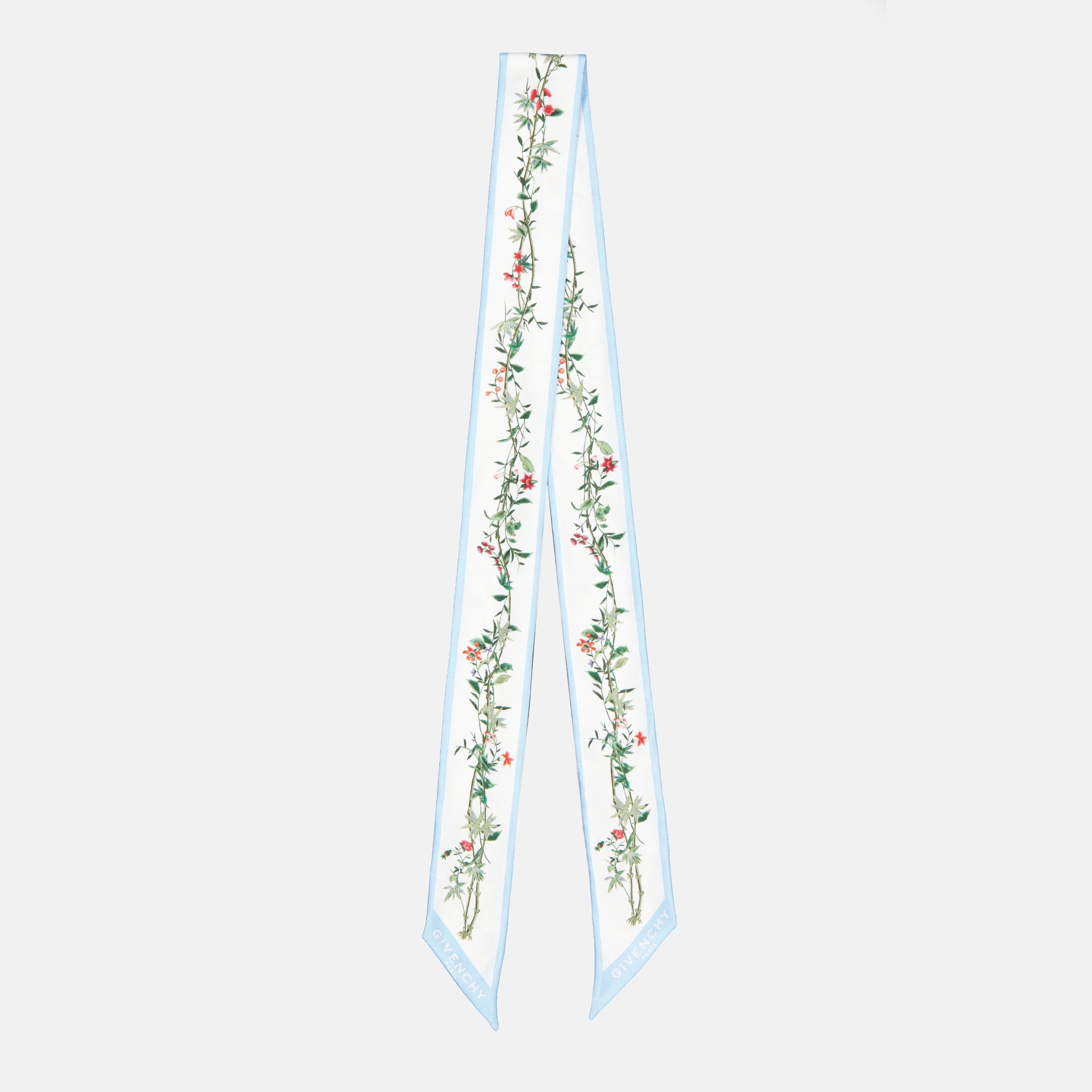 silk headband, Givenchy accessories, floral print headband, luxury fashion accessory, Autumn-Winter collection