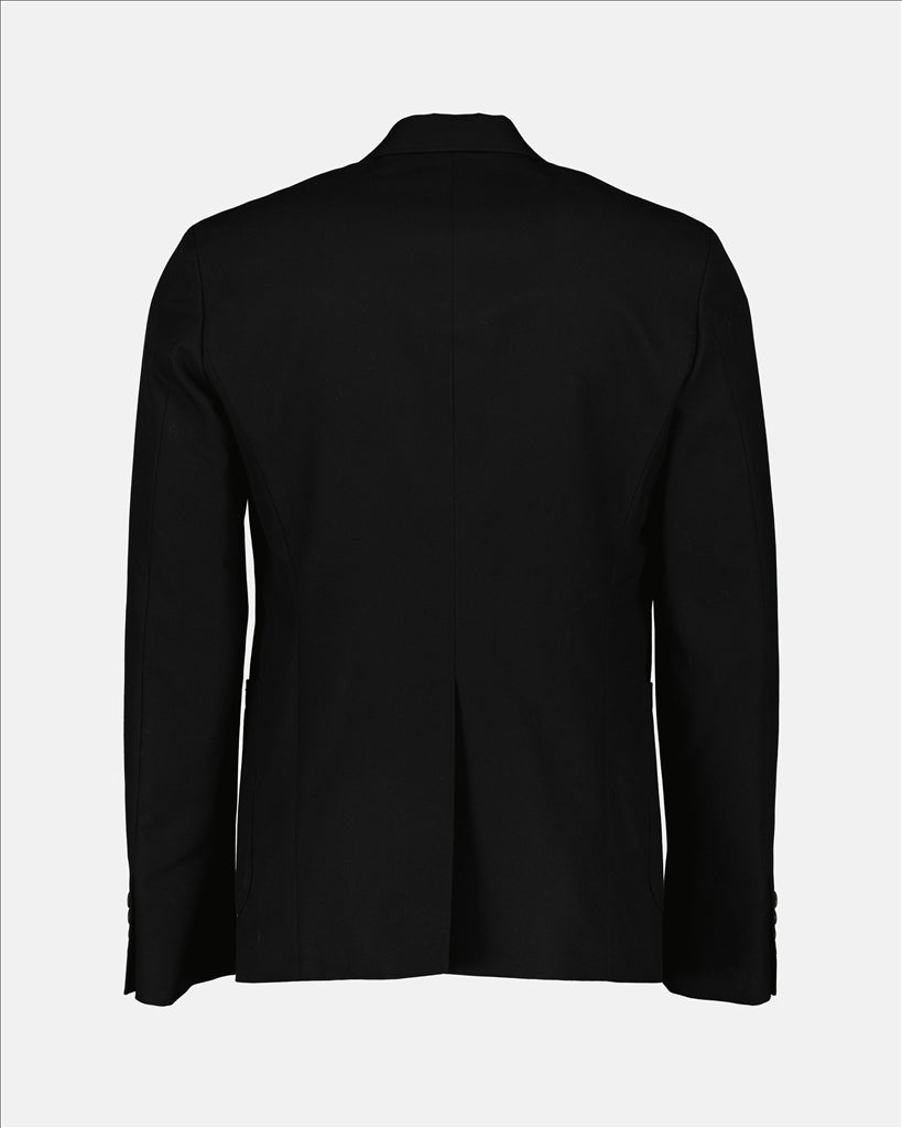 Black Men's Blazer, Alexander McQueen, Tailored Blazer, Elegant Jacket, Cotton Blazer