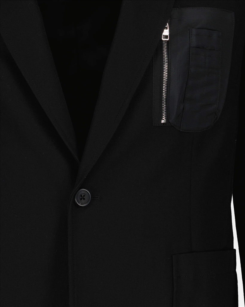 Black Men's Blazer, Alexander McQueen, Tailored Blazer, Elegant Jacket, Cotton Blazer