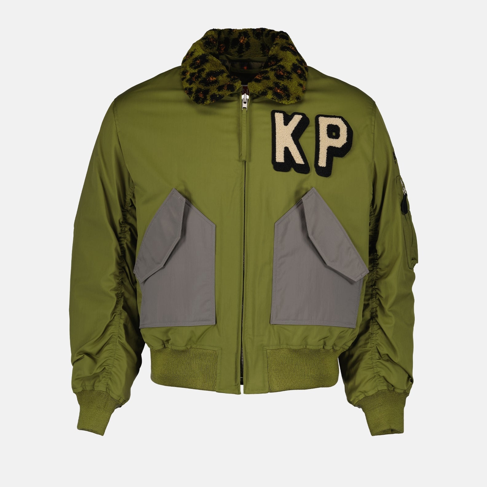 Kenzo, Green Bomber Jacket, Men's Luxury Fashion, High-End Jackets, Designer Bomber