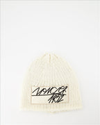 Moncler Genius, beige bonnet, contemporary design, stylish accessory, men's accessories