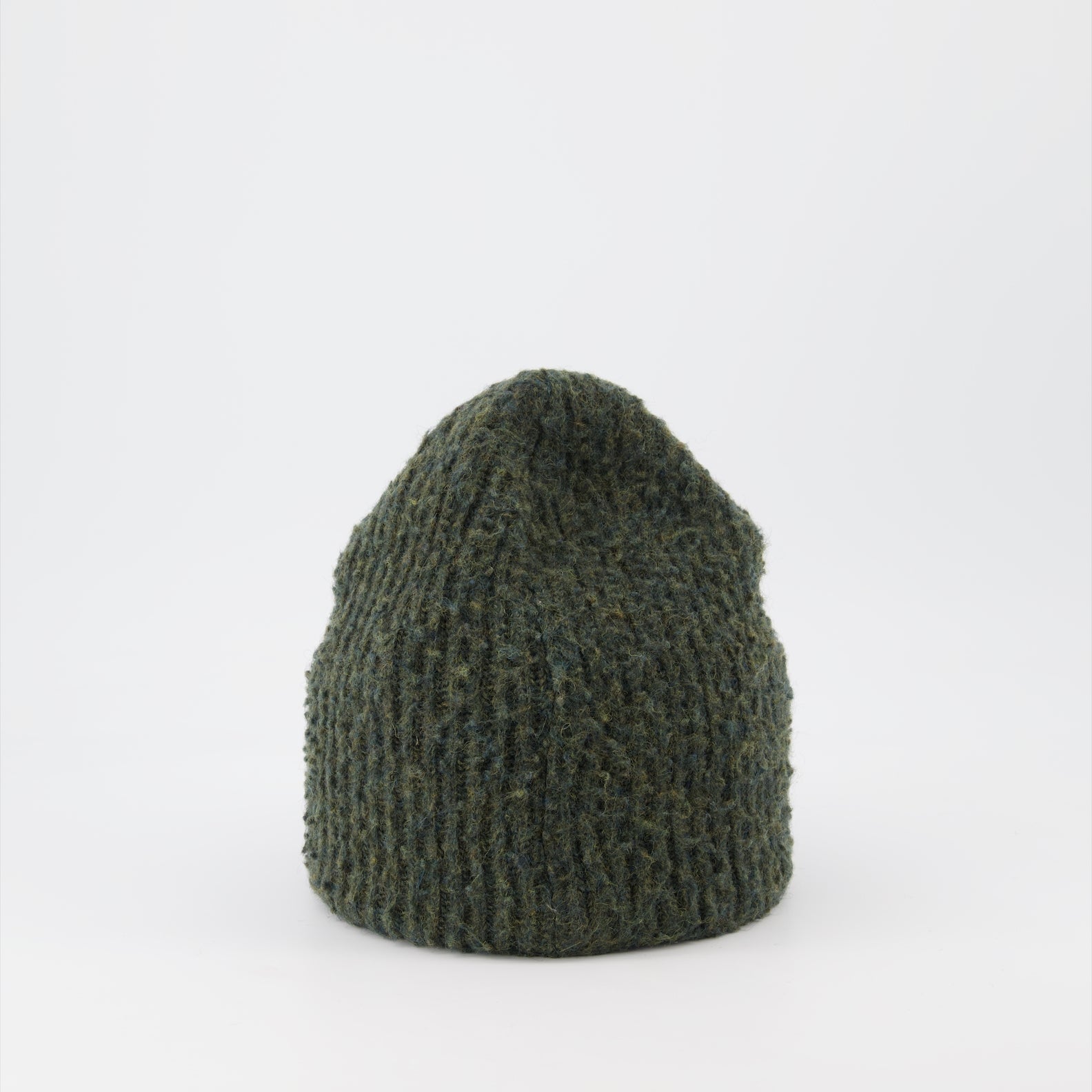 Dior beanie, luxury men's accessories, ribbed green beanie, designer winter wear, elegant men's fashion
