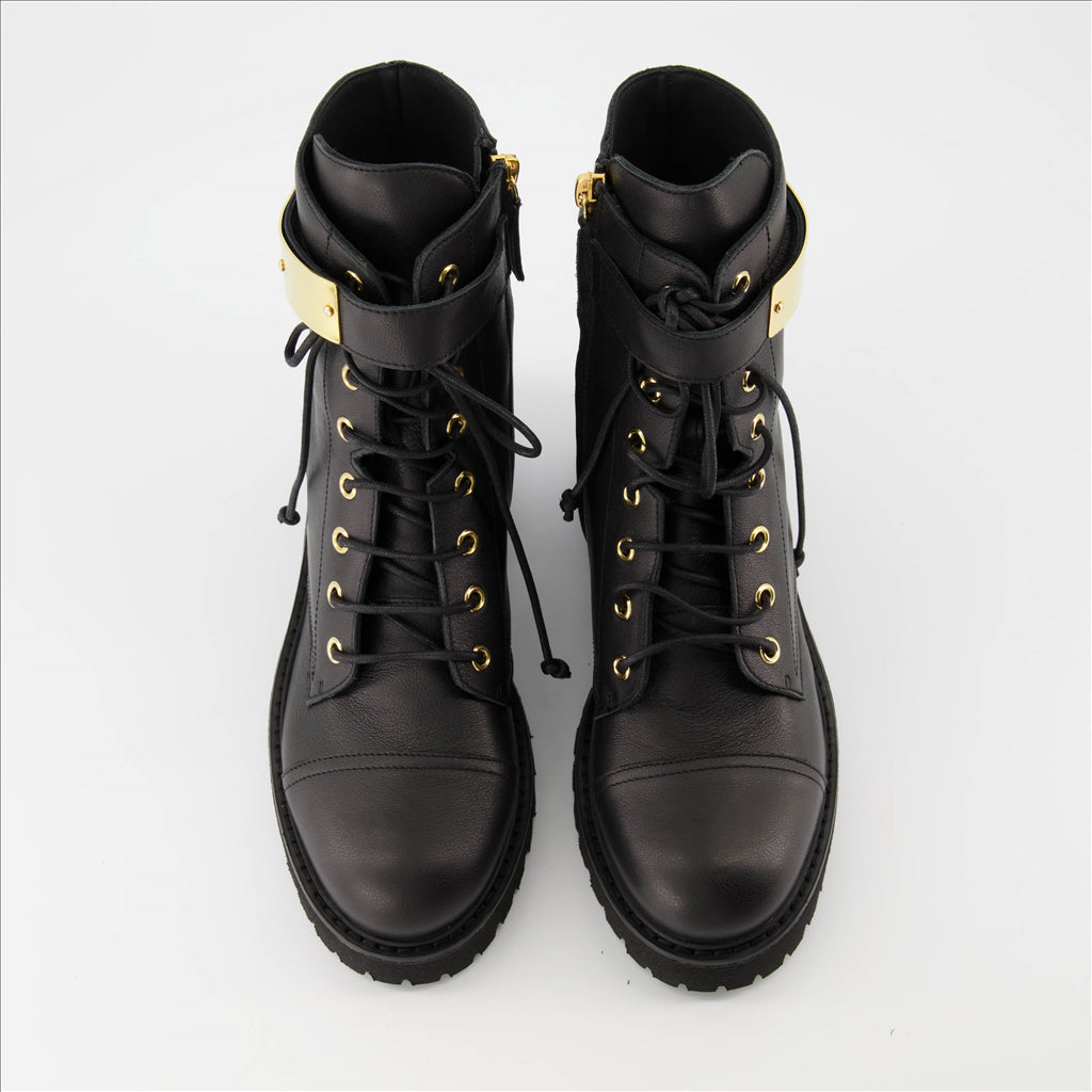 Lexy leather combat boot best sale