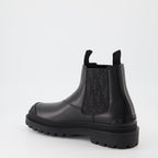 Dior Chelsea Boots, Men's Luxury Footwear, Leather Ankle Boots, Designer Shoes, High-End Fashion