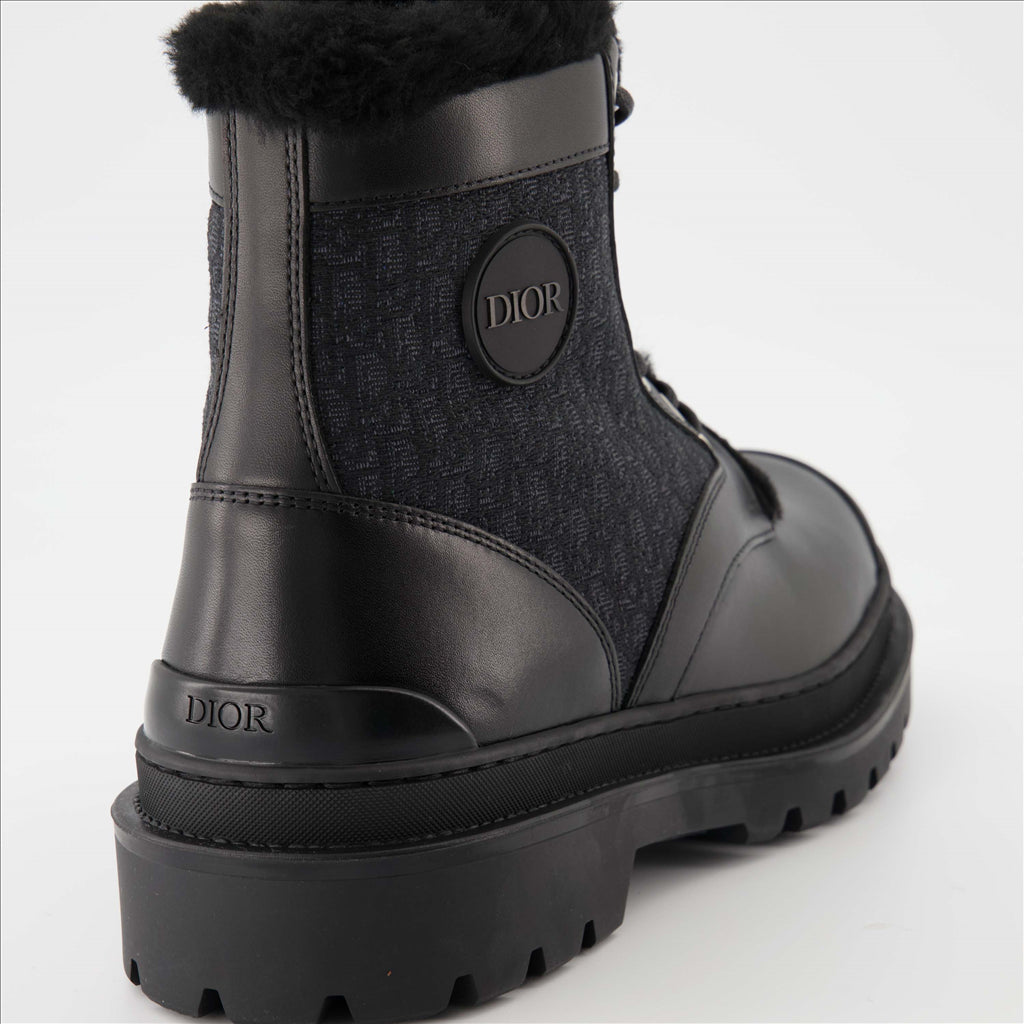 Dior Homme Ankle Boots, Luxury Footwear, Oblique Design, Elegant Comfort, High-End Ready-to-Wear