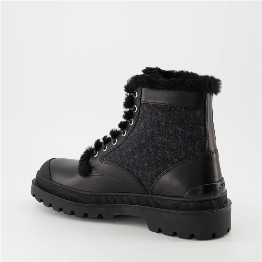 Dior Homme Ankle Boots, Luxury Footwear, Oblique Design, Elegant Comfort, High-End Ready-to-Wear