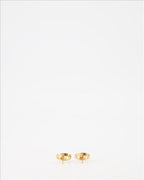 Gold Earrings, Maison Margiela, Luxury Accessories, Numbered Jewelry, Elegance