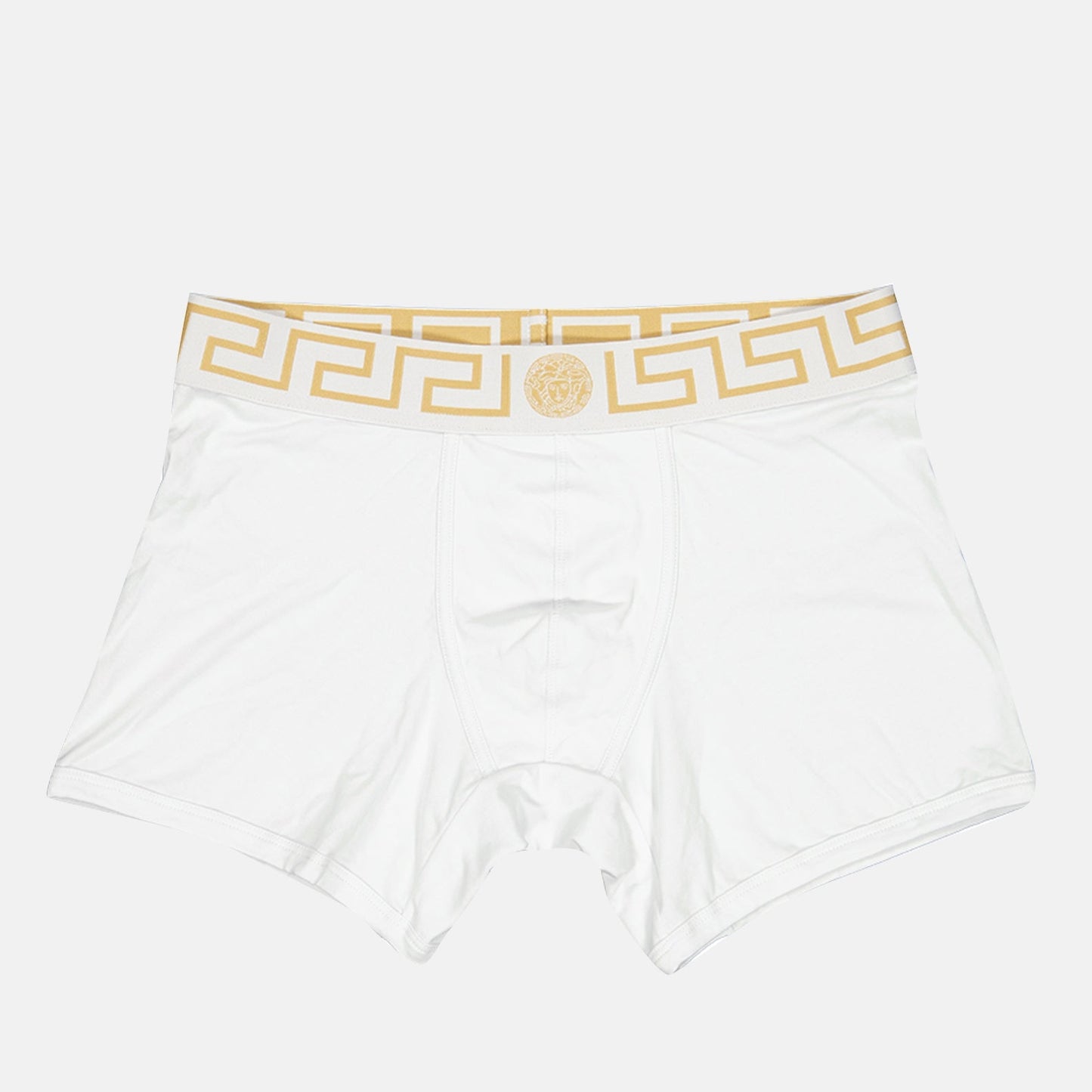 Versace Men's Boxer, Medusa Greca, Luxury Underwear, Elegant Boxer, Cotton Elastane