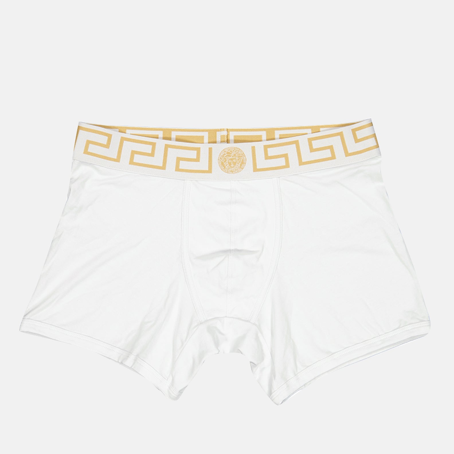 Versace Men's Boxer, Medusa Greca, Luxury Underwear, Elegant Boxer, Cotton Elastane