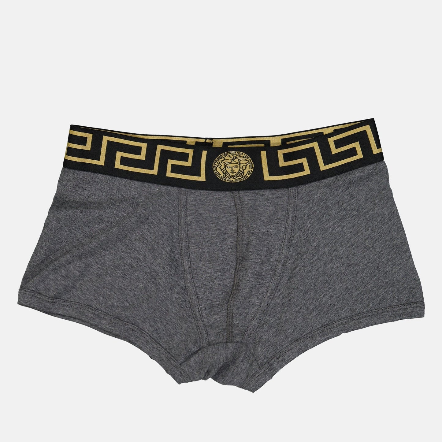 Versace, Men's luxury boxer, Medusa Greca, Grey boxer, High-end underwear