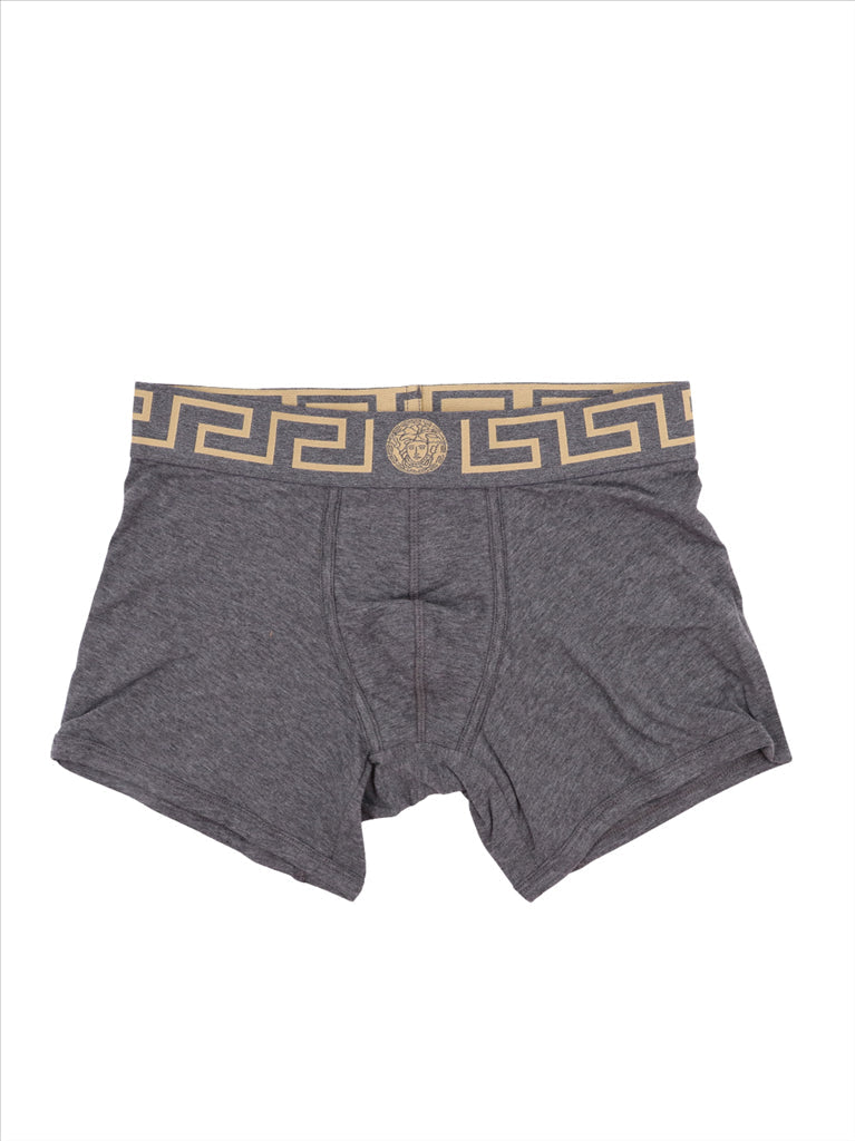 Versace men's underwear, luxurious boxers, Medusa design, high-end men's fashion, premium men's underwear