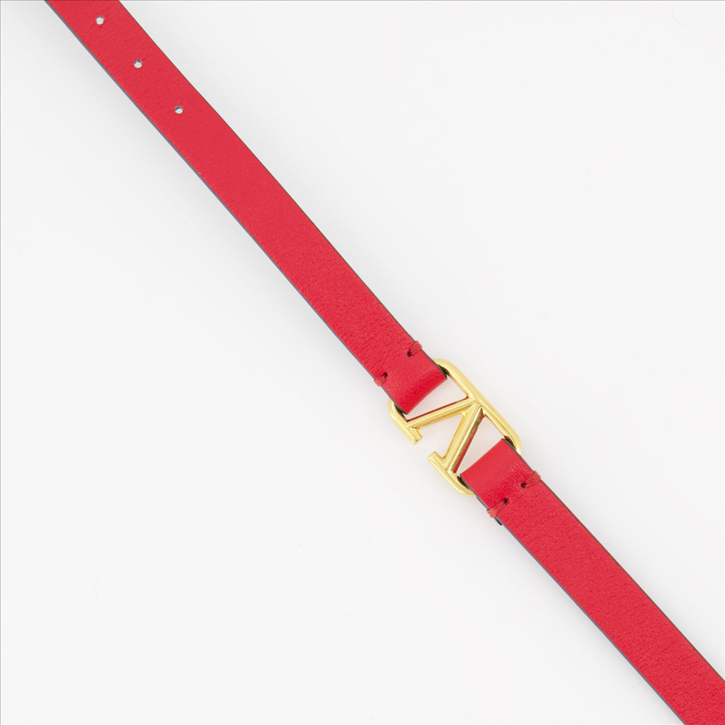 Valentino Garavani, Luxury Bracelet, Red Accessory, VLogo, Elegant Jewelry