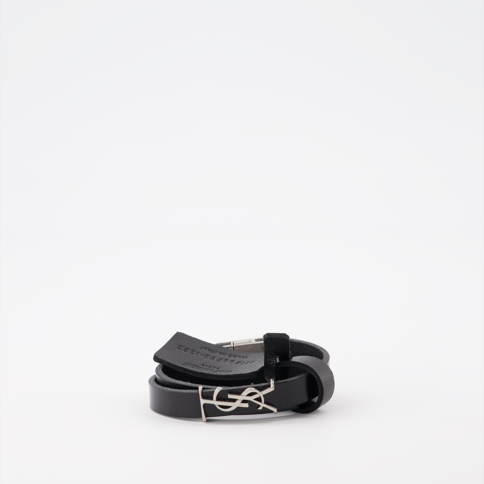 Saint Laurent, YSL Bracelet, Silver Opyum Bracelet, Men's Luxury Jewelry, Designer Accessories